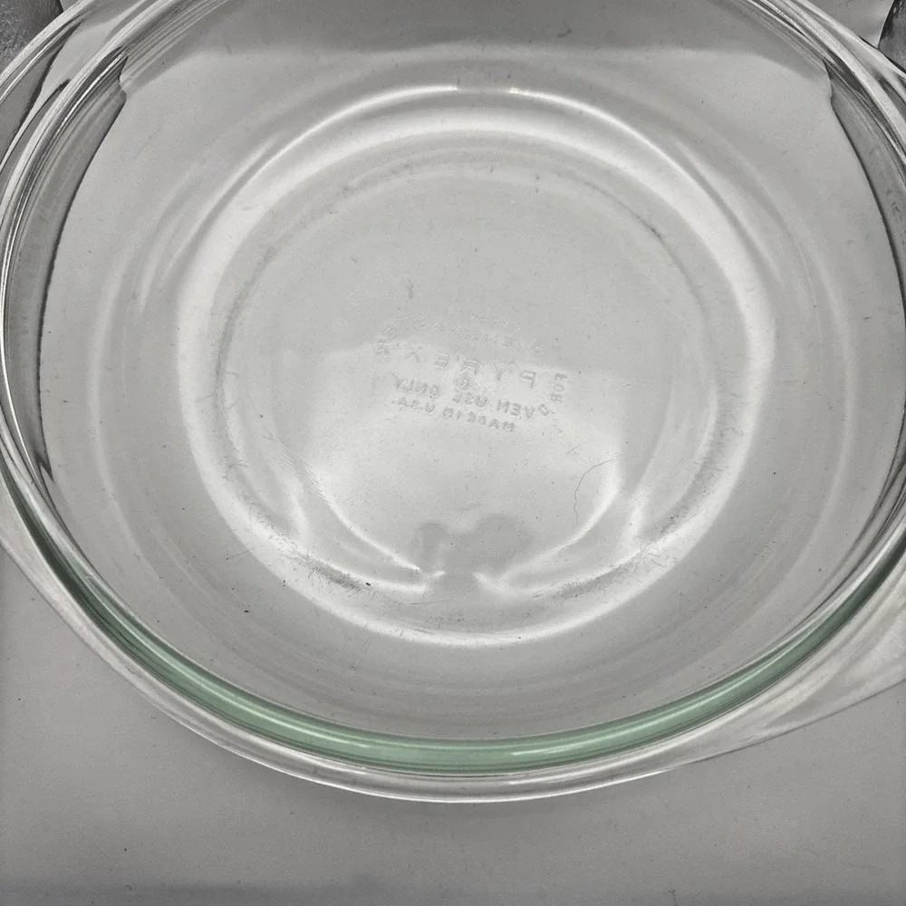 Vintage Used Pyrex 687-C Oven Roaster USA Clear‎ Kitchenware Cookware Bakeware